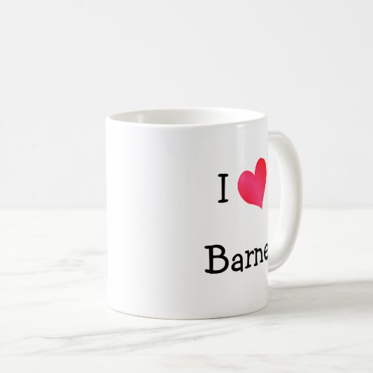 I Liebe Barney Kaffeetasse (VorderseiteRechts)