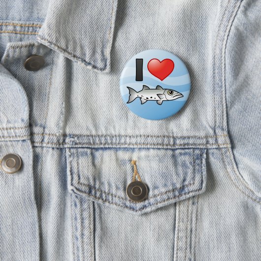 I Liebe Barracuda Button (Beispiel)