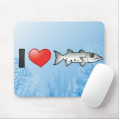 I Liebe Barracuda Mousepad (Mit Mouse)