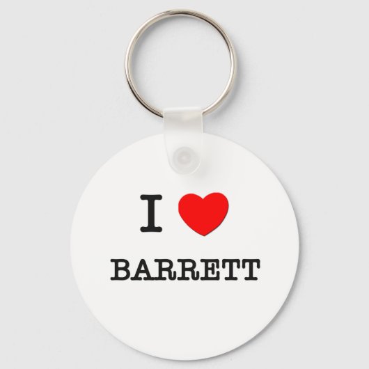 I Liebe Barrett Schlüsselanhänger (Vorderseite)