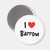 I Liebe Barrow Magnet (Vorderseite/Rückseite)
