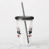 I Liebe Baseball Acrylic Tumbler Acryltrinkbecher (Links)