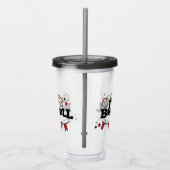 I Liebe Baseball Acrylic Tumbler Acryltrinkbecher (Rechts)
