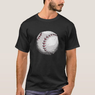 I Liebe Baseball - Baseball Ball Art für Spieler u T-Shirt