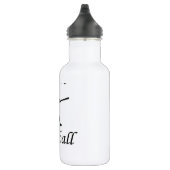 I Liebe-Baseball Edelstahlflasche (Rechts)