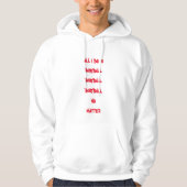 I Liebe Baseball Hoodie (Vorderseite)