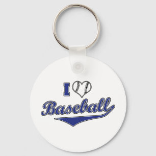 I Liebe Baseball Keychain Schlüsselanhänger