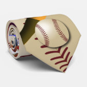I Liebe-Baseball Krawatte (Gerollt)