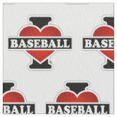 I Liebe Baseball Stoff (Nahaufnahme)