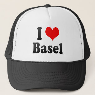 I Liebe Basel, die Schweiz Truckerkappe