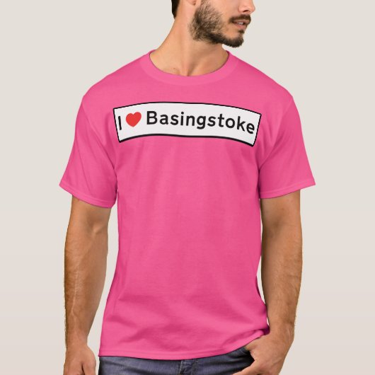 I Liebe Basingstoke T-Shirt (Vorderseite)