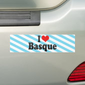 I Liebe-Baske Autoaufkleber (Auf Auto)
