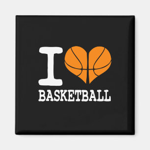 I Liebe Basketball Ball Sportathletik Lover Gesche Magnet