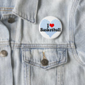 I Liebe Basketball Button (Beispiel)