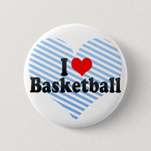 I Liebe Basketball Button