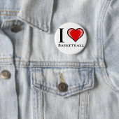 I Liebe-Basketball Button (Beispiel)
