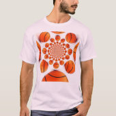I Liebe Basketball: Das Spiel der Champions Art Pr T-Shirt (Vorderseite)