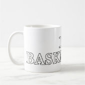 I Liebe Basketball Kaffeetasse (Links)