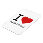 I LIEBE BASKETBALL MAGNET (Linke Seite)