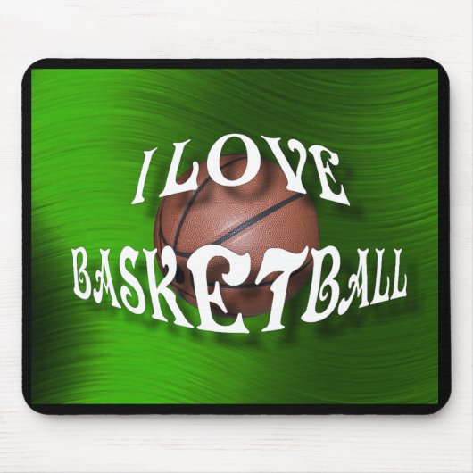 I LIEBE BASKETBALL-MOUSEPAD MOUSEPAD (Vorne)
