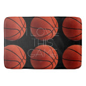 I Liebe Basketball Nah-up Badematte (Vorderseite)