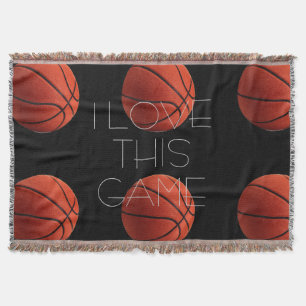 I Liebe Basketball Nah-up Decke