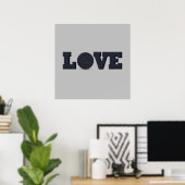 i Liebe Basketball Poster (Heimbüro)