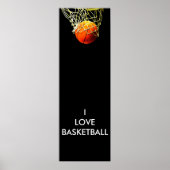 I Liebe Basketball Poster (Vorne)