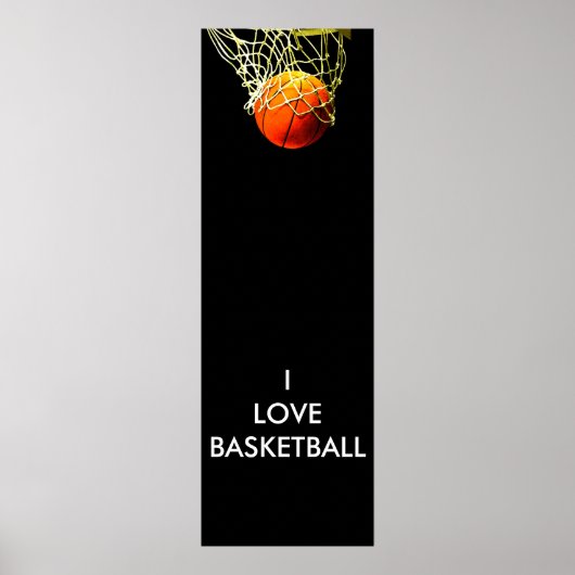 I Liebe Basketball Poster (Vorne)