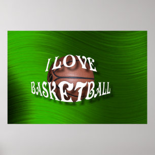 I LIEBE BASKETBALL-POSTER POSTER