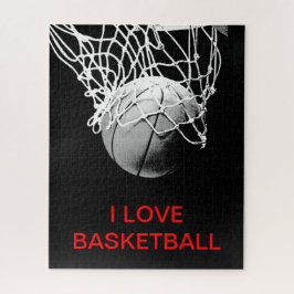 I Liebe Basketball Puzzle