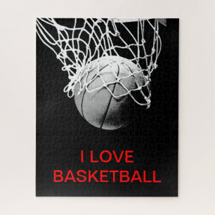 I Liebe Basketball Puzzle