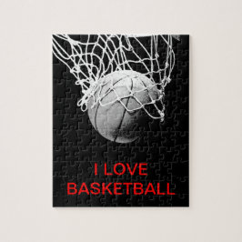 I Liebe Basketball Puzzle