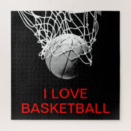 I Liebe Basketball Puzzle