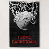 I Liebe Basketball Puzzle (Vertikal)