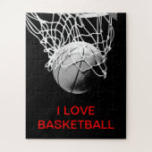 I Liebe Basketball Puzzle (Vertikal)