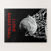 I Liebe Basketball Puzzle (Horizontal)