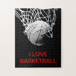 I Liebe Basketball Puzzle