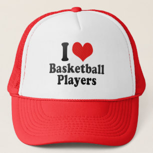I Liebe-Basketball-Spieler Truckerkappe