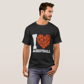 I Liebe Basketball T-Shirt (Vorne ganz)