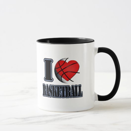 I Liebe Basketball - Tasse (Rechts)