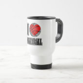 I Liebe Basketball - Tasse (VorderseiteRechts)