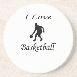 I Liebe Basketball Untersetzer