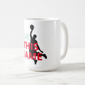 I Liebe Basketballspiel Kaffeetasse (VorderseiteRechts)