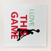 I Liebe Basketballspiel Puzzle (Horizontal)
