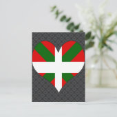 I Liebe Baskisch Postkarte (Stehend Vorderseite)