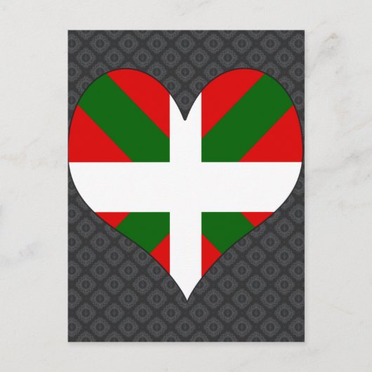 I Liebe Baskisch Postkarte (Vorderseite)
