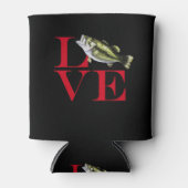 I Liebe Bass Dosenkühler (Vorderseite)