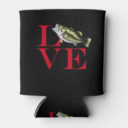 I Liebe Bass Dosenkühler (Vorderseite)