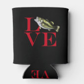 I Liebe Bass Dosenkühler (Rückseite)